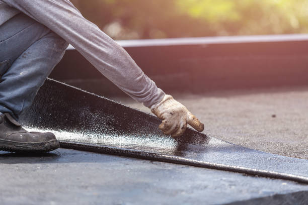 Professional Emergency Waterproofing technician working in Piffard, NY